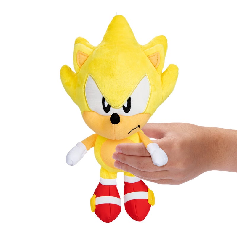 Sonic The Hedgehog-Plush 9-Inch Super Sonic Collectible Toy - Image 2