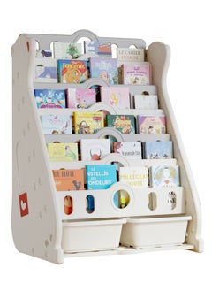 FULL JOY Polar Bear seven- Layer Bookshelf Double-Layer With Box ,71*51.8*99.9 CM  - Image 1