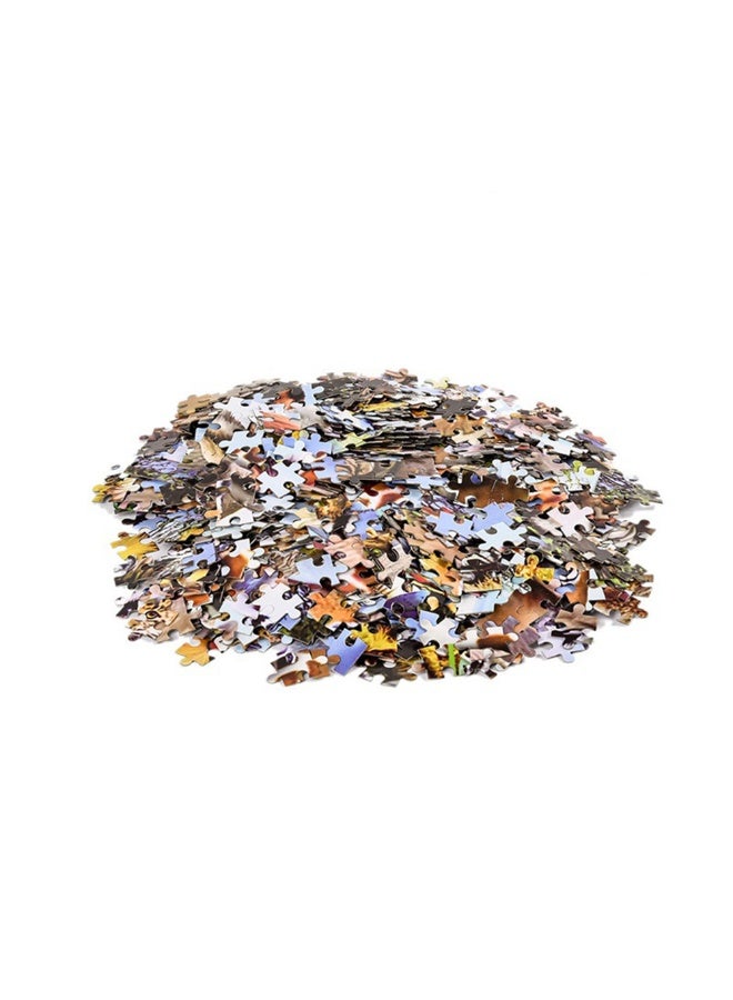 1000pcs الكبار لغز الألغاز العائلات التفاعل بين الوالدين والطفل لعب تعزيز الدماغ تحف التحدي والتعليمي لغز للأطفال - Image 2