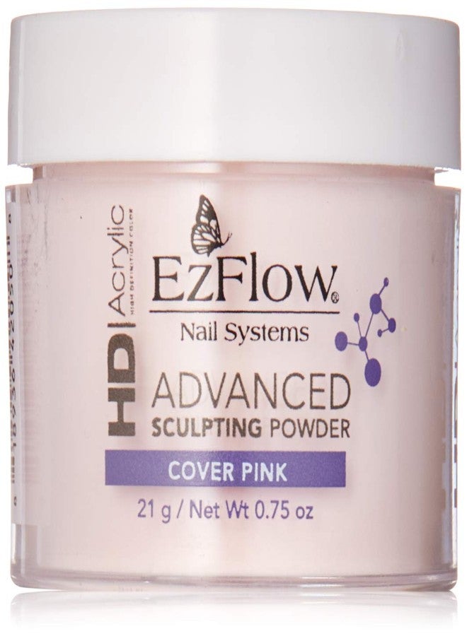 EzFlow EZ Flow High Definition Cover Pink Powder False Nails, 0.75 Ounce - Image 1