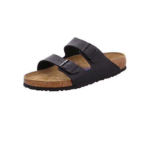Birkenstock Unisex Arizona Sandal,Black Birko-Flor,40 M EU - Image 1