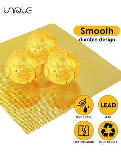 Unique Foil Candy Wrappers, 300 Pieces 3.1*3.1 inches Golden Aluminium Foil Candy Wrappers Square Chocolate Molds Sugar Tin Foil Wrappers for DIY Candy Chocolate Packaging by Party Wedding Birthday  - Image 4