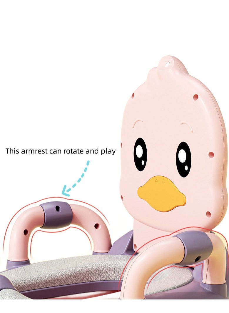 Tanwer Children's seat toilet with detachable soft seat, suitable for children aged 1 to 7 - Image 4