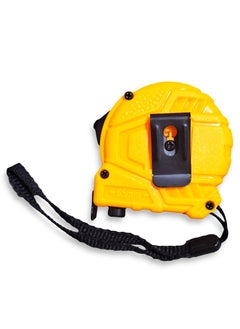 ABC Measuring tape 5m length x 25mm width , made of reinforced plastic and rubber, automatic locking that easily holds the tape in place, strong magnetic tip, clear and easy to read graduations, equipped with a hand lanyard for easy carrying and mobility while working.  - Image 4