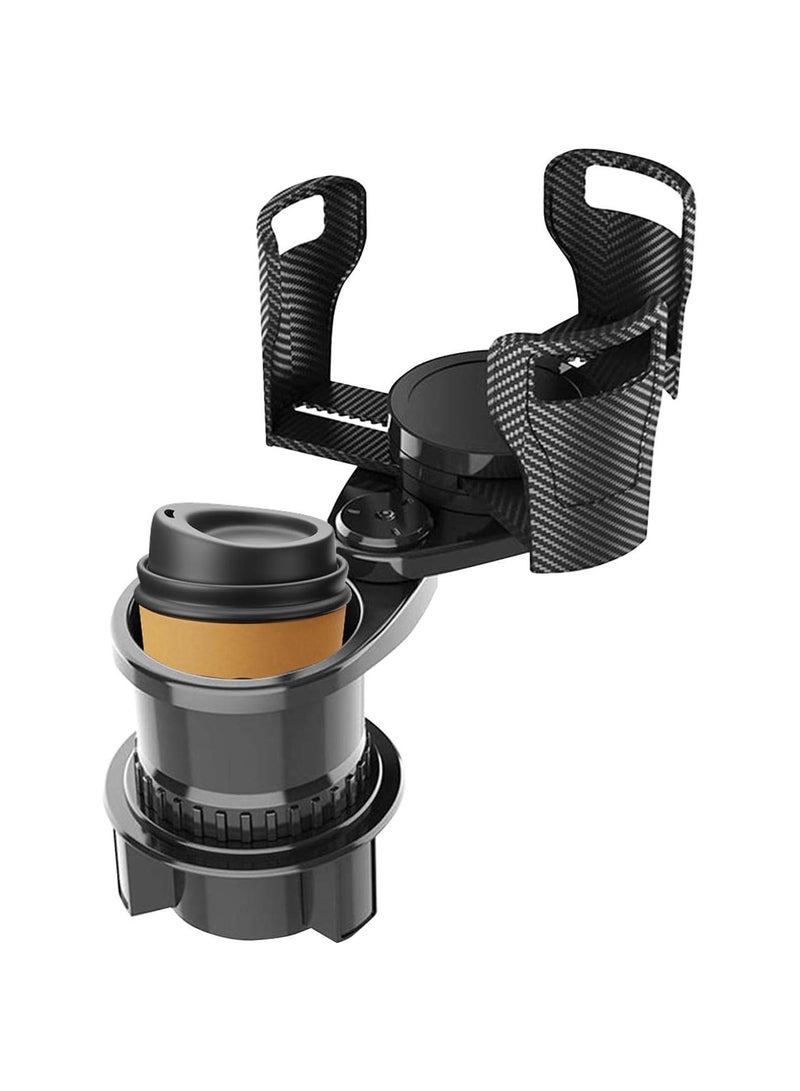 GGOOT Auto Cup Holder Extender - Dual Car Cup Holders Expander - Auto Cup Expander Phone Holder Compatible With Large Bottles Mugs - Image 1