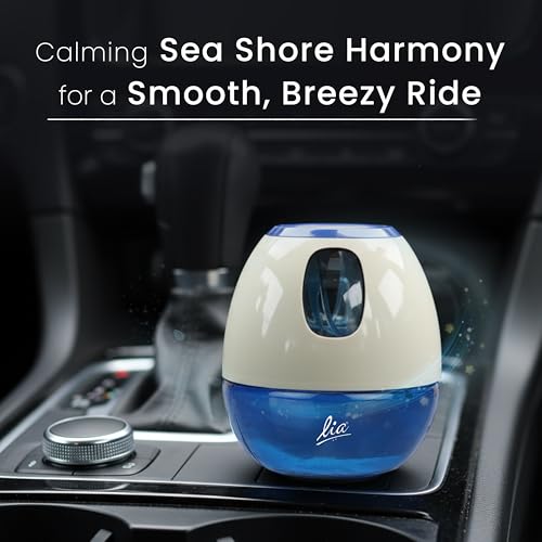 Cycle Lia Car Freshener Gel | Seashore (Harmony) Fragrance 45 gm | Lia Dashboard Gel Car Air Freshener | Car Perfume Car Accessories - Image 3