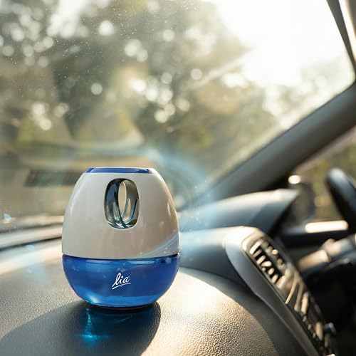 Cycle Lia Car Freshener Gel | Seashore (Harmony) Fragrance 45 gm | Lia Dashboard Gel Car Air Freshener | Car Perfume Car Accessories - Image 1