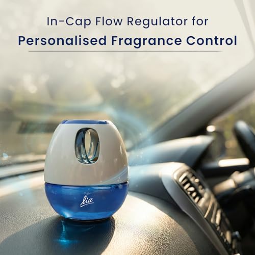 Cycle Lia Car Freshener Gel | Seashore (Harmony) Fragrance 45 gm | Lia Dashboard Gel Car Air Freshener | Car Perfume Car Accessories - Image 4