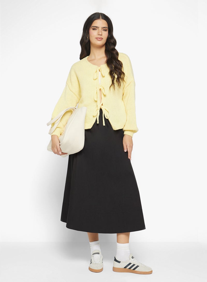 جينجر كارديجان محبوك بتفاصيل فيونكة - Image 4