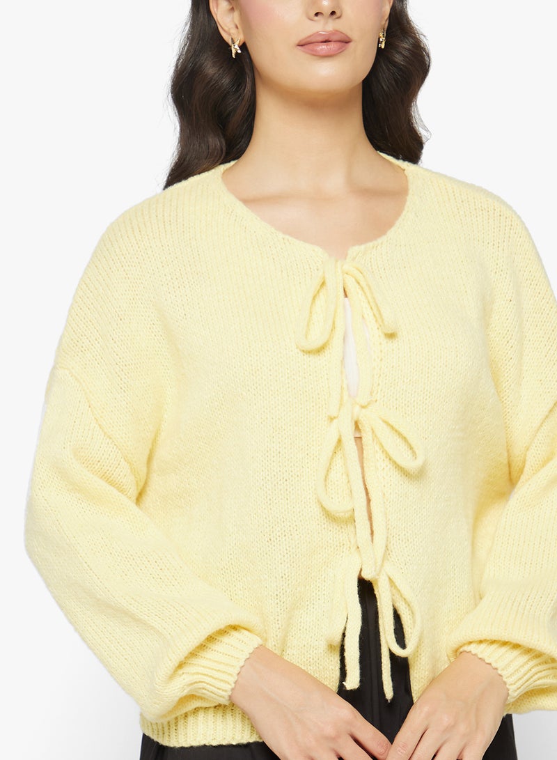 جينجر كارديجان محبوك بتفاصيل فيونكة - Image 3