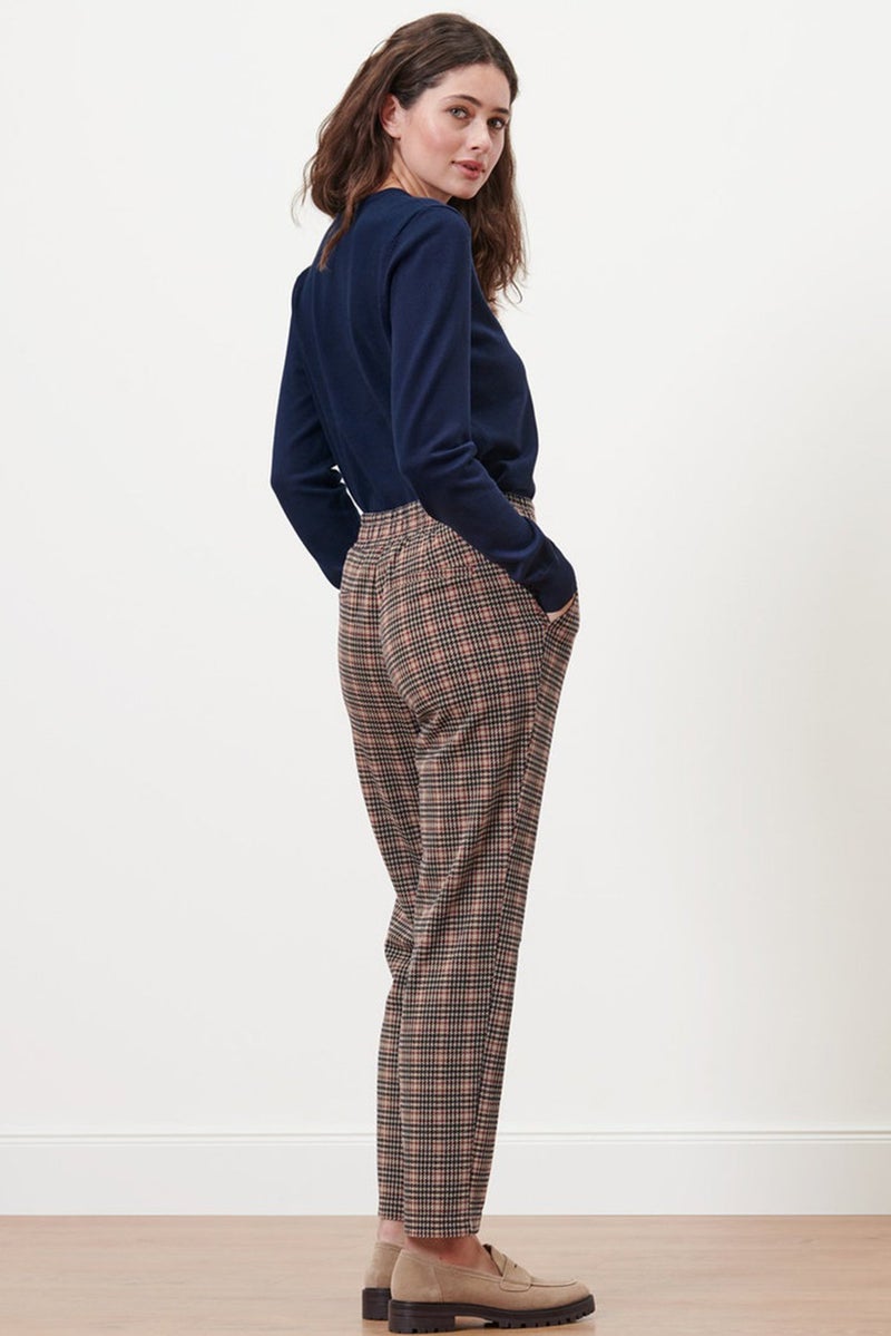 Tchibo Women Textured Straight Leg Pants, Multicolor - Image 2