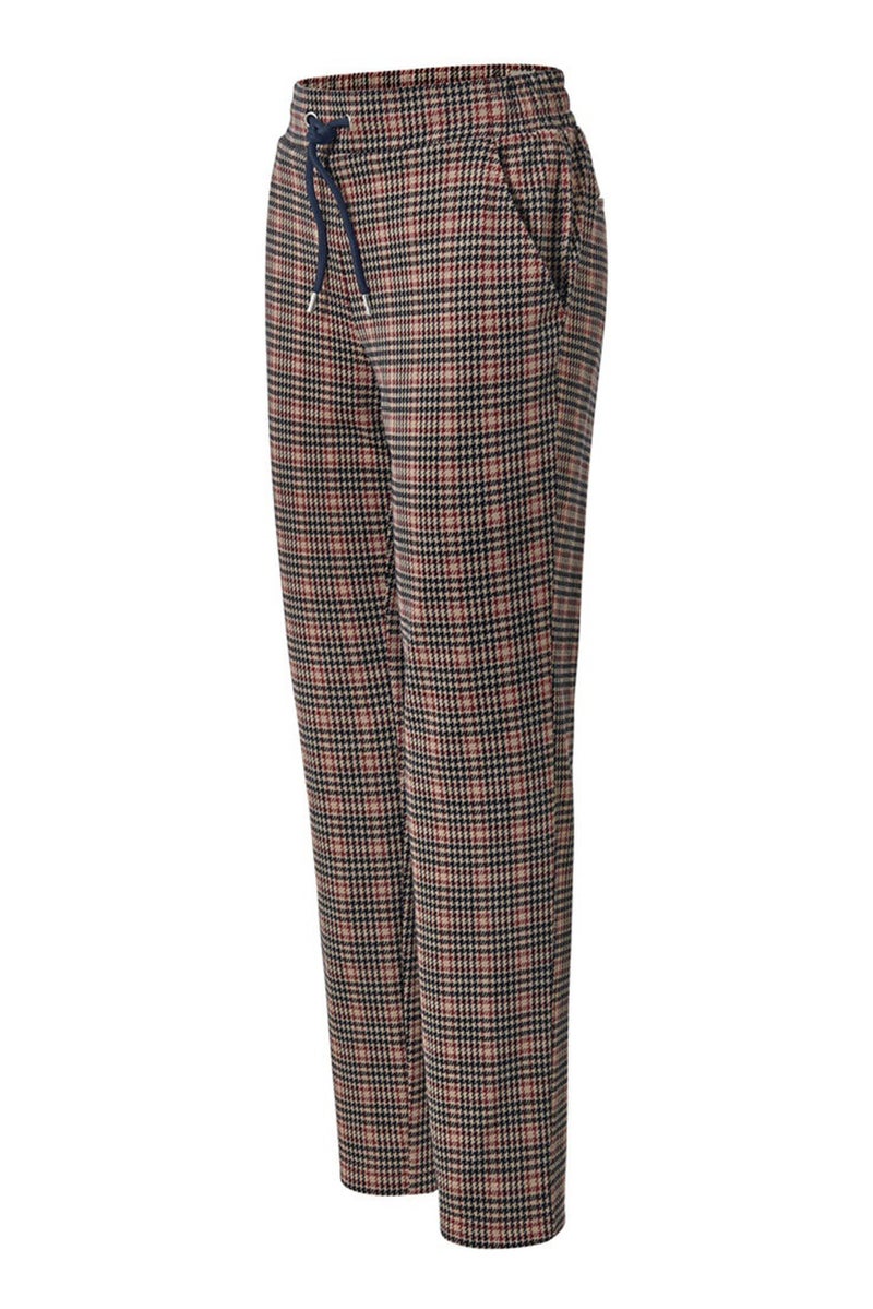 Tchibo Women Textured Straight Leg Pants, Multicolor - Image 5
