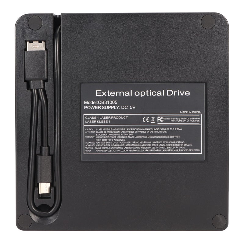External Optical Disc Drive Enclosure Kit Ultra Slim Type C USB3.0 Optical Drive Enclosure for Laptop Desktop Computer C - Image 3