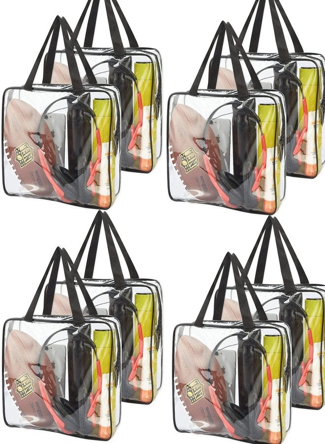 TASMAX transparent bag for clothes storage for clothes organiser for wardrobe organiser for wardrobe organisers storage box plastic bags for clothes storage bag organiser saree organizer (PACK OF 8) - Image 1