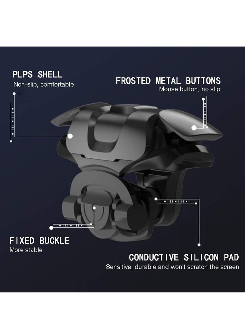 مسدسات النار المحمولة Fire Trigger، قبضة حساسة لألعاب PUBG / COD، عصي توجيه وتصويب Aim on L1R1 Joystick لأجهزة الآيفون والأندرويد - Image 2
