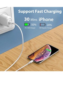 ELTRAZONE USB C to Lightning Cable 2Pack 3FT [Apple MFi Certified] iPhone 11 Lightning to USB-C Fast Charging Cable Compatible iPhone 12 11/11 Pro/11 Pro Max/X/XS/XR/XS Max/8/8 Plus, Supports Power Delivery  - Image 5