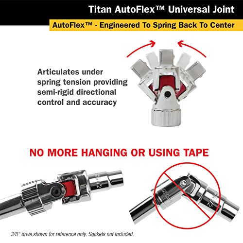 Titan 85505 3-Piece Auto Flex Universal Joint Set - Image 4