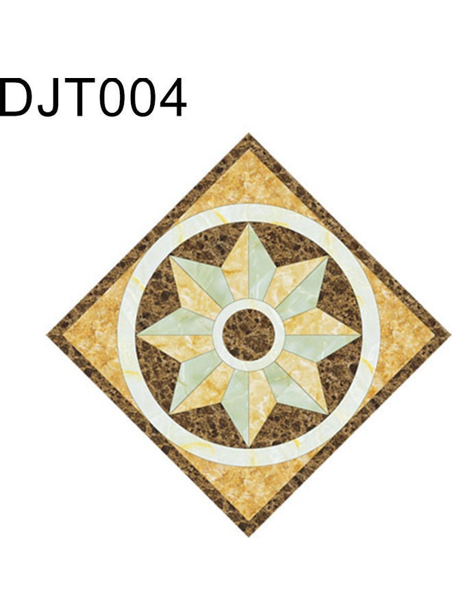 NIBEMINENT 10-Piece Self-Adhesive PVC Waterproof Floor Tile Multicolour - Image 1