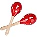 DOMG Maracas Wooden Rumba Shaker Rattle Hand Percussion Musical Instrument for Adults Kids Set of 2 - Image 3