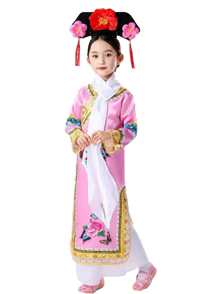 Al Aoyama Children's ancient princess costume, girls' Qing Dynasty imperial concubine palace performance costume  - Image 1