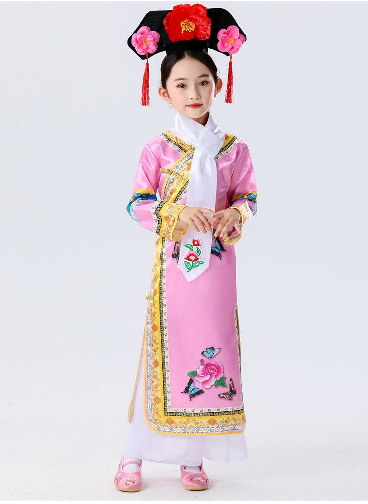 Al Aoyama Children's ancient princess costume, girls' Qing Dynasty imperial concubine palace performance costume  - Image 5