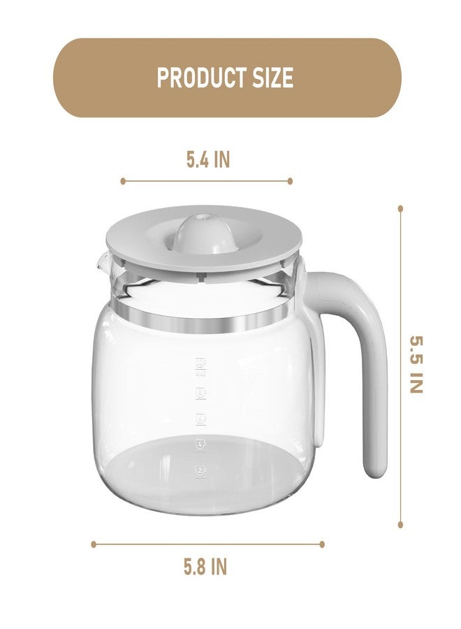 Shonshon 10 Cup Coffee Maker Carafe Replacement Pot Compatible with DCGC01 Overflow Coffee Maker DCF02 DCG01 - Image 5