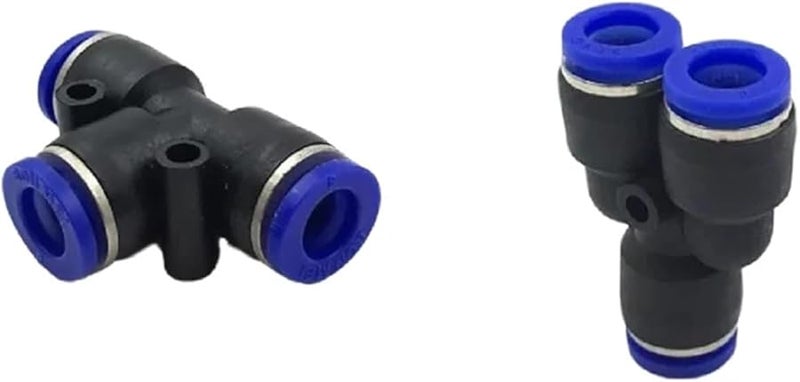 Pe8 حجم دفع للاتصال التجهيزات 50 قطعة T Y شكل 3 طريقة هوائي أنبوب موصل - Image 4