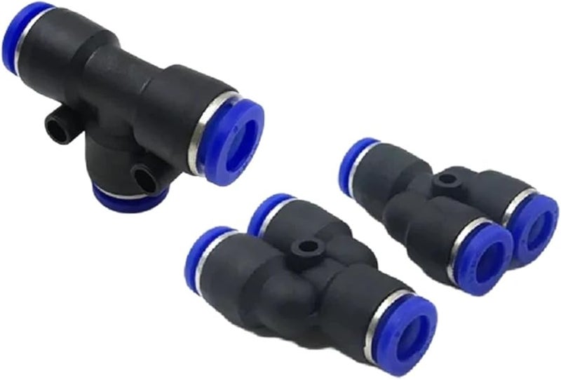 Pe8 حجم دفع للاتصال التجهيزات 50 قطعة T Y شكل 3 طريقة هوائي أنبوب موصل - Image 5