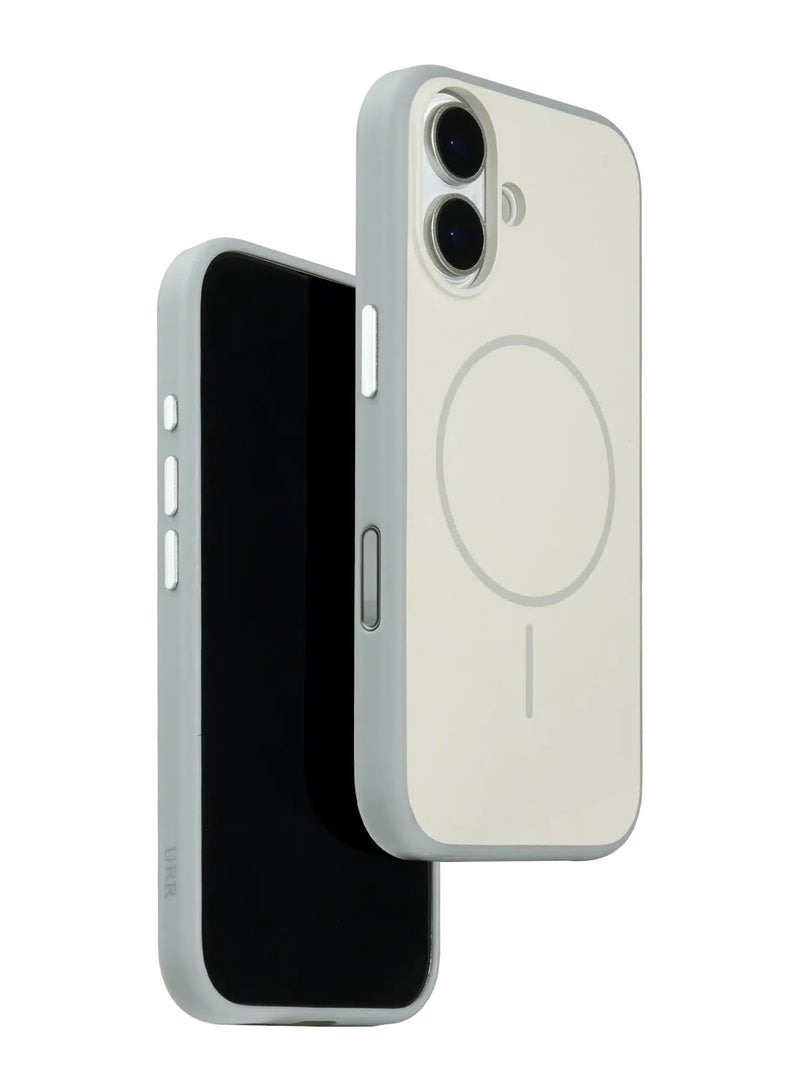 URR LAMDA Matte Case for iPhone ‏17 - Gray - Image 1