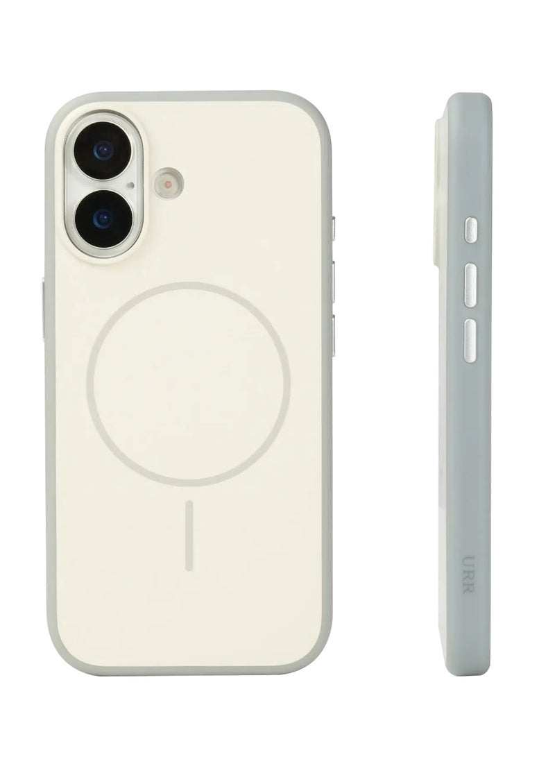 URR LAMDA Matte Case for iPhone ‏17 - Gray - Image 3