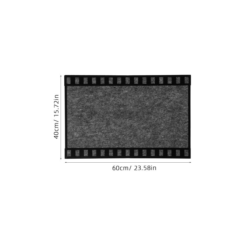 🏠 شريط مذكرات من اللباد بتصميم شريط فيلم قديم للديكور المنزلي والمكتبي لوح إعلانات متين - Image 3