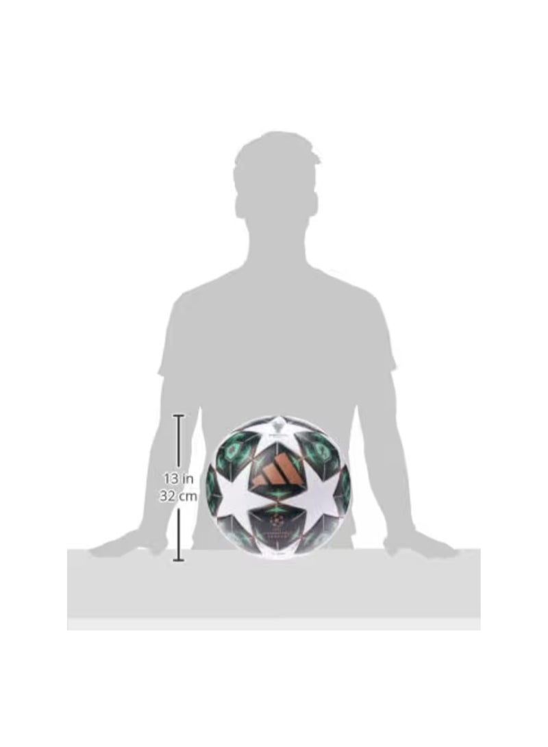 اديداس كرة قدم رسمية من أديداس لمباراة نهائي دوري أبطال أوروبا 2025 في ميونخ - أخضر/أسود/ذهبي - مقاس 5 - Image 3