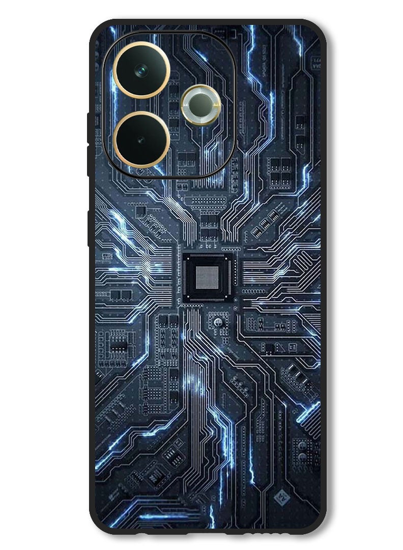 Theodor Case Compatible with Oppo A5 Pro Protection Shockproof Bumper Cover Hardware Circuit - Image 1