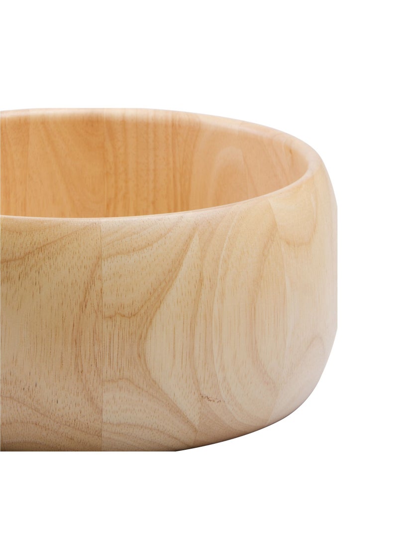 BILLI - Wooden Round Serving Bowl for Fruits or Salads, 31cm. - Image 1