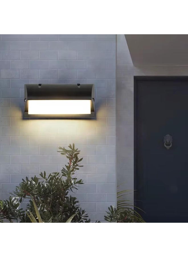 NERFA Outdoor Wall Light 15W – Warm Yellow Light – Waterproof – 26×12×11 cm - Image 1