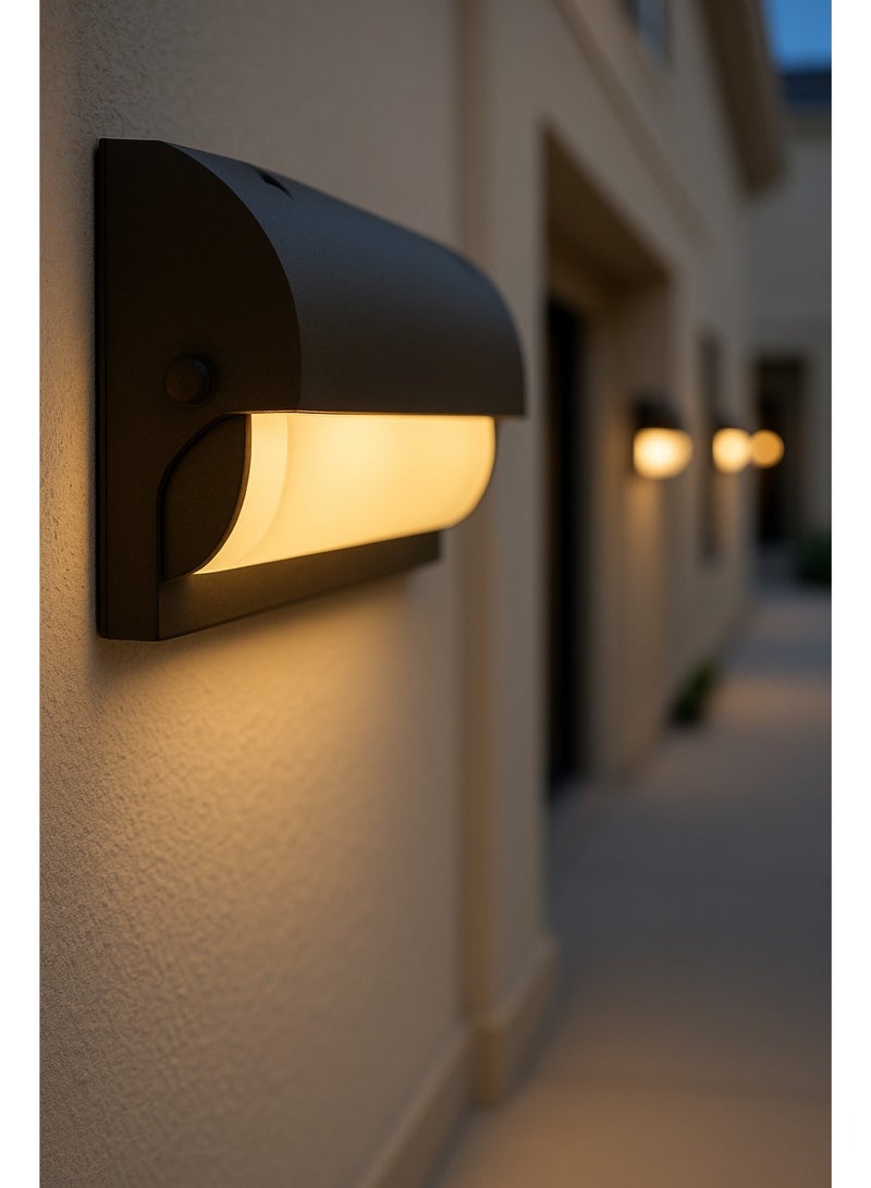 NERFA Outdoor Wall Light 15W – Warm Yellow Light – Waterproof – 26×12×11 cm - Image 3