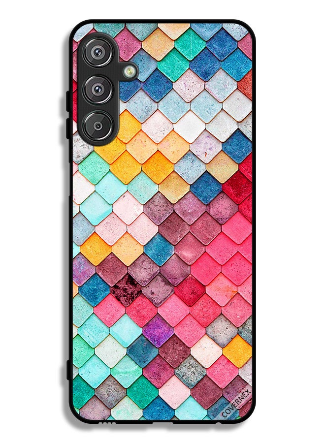 Covernex Samsung Galaxy M15 5G Protective Case Cover Diamond Square Shape Pattern - Image 1