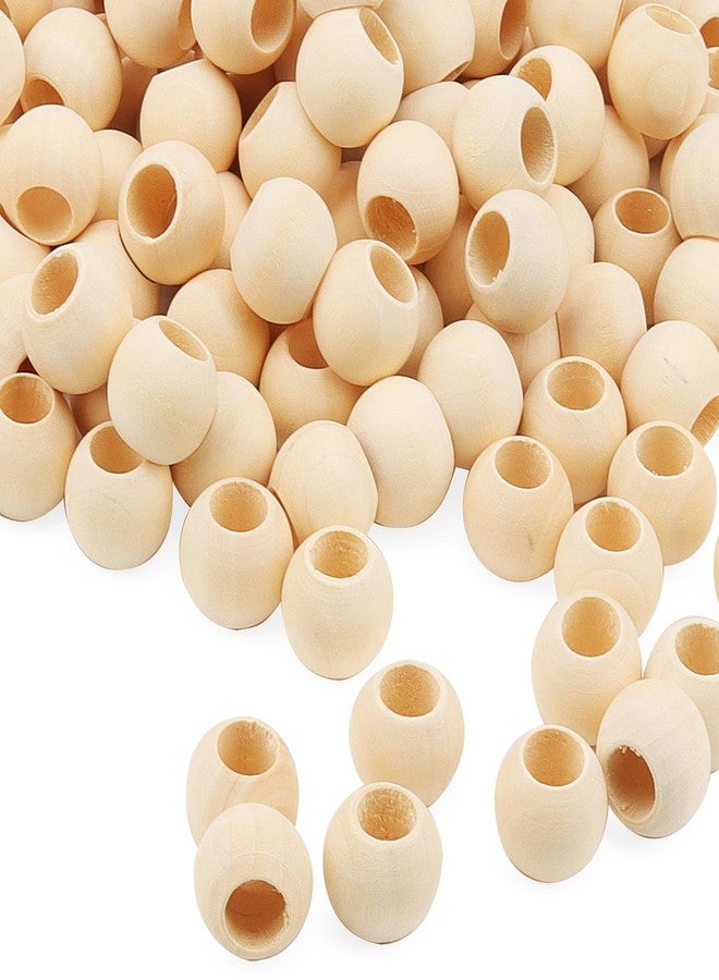 LEXININ 300 Pcs 20mm Unfinished Wood Beads, Large Hole Wooden Beads, Wood Macrame for DIY Crafts, Jewelry Making, Decorations - Image 1