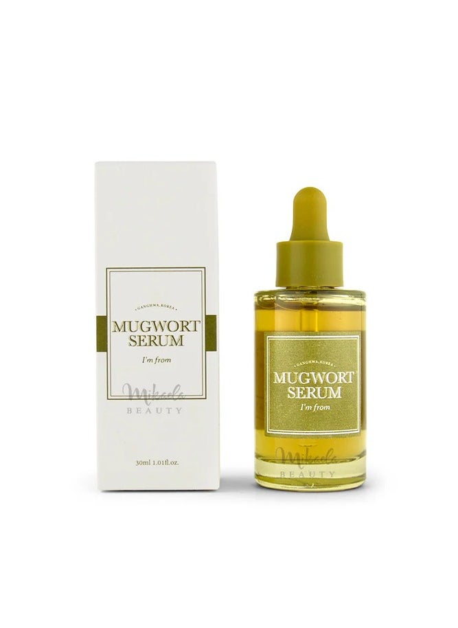 I'M FROM I'M FROM Mugwort Serum 57% Calming Serum For Face With 57% Korean Mugwort Extract Great For Soothing Sensitive Irritated Skin Water Gel Texture Without Stickiness 1.01 Fl.Oz / 30Ml  - Image 1