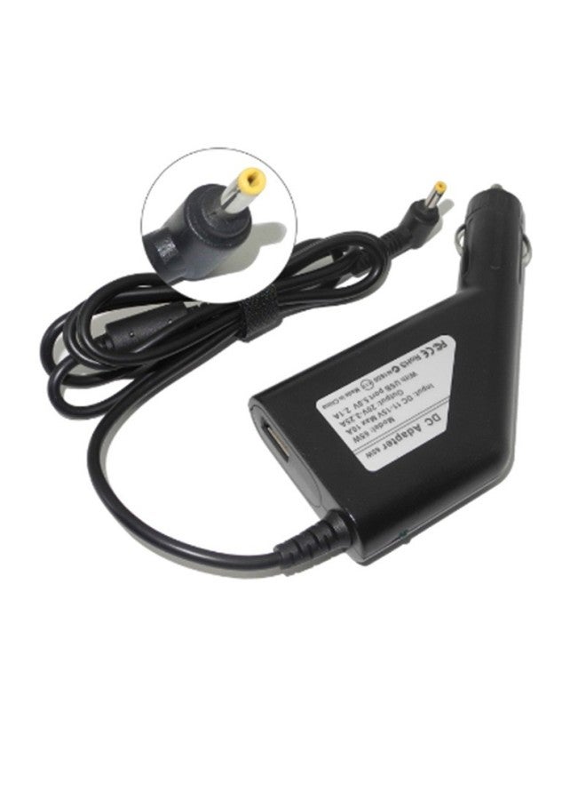 Suitable For Lenovo Laptop Car Charger Power Adapter 20V2.25A 20v4.5a Square Port Car Charger-Color:DC:4.0*1.7MM-Specifications:65W 20V3.25A