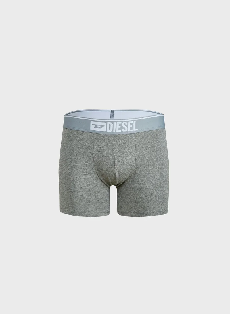 DIESEL 3 Pack Logo Band Assorted Trunks