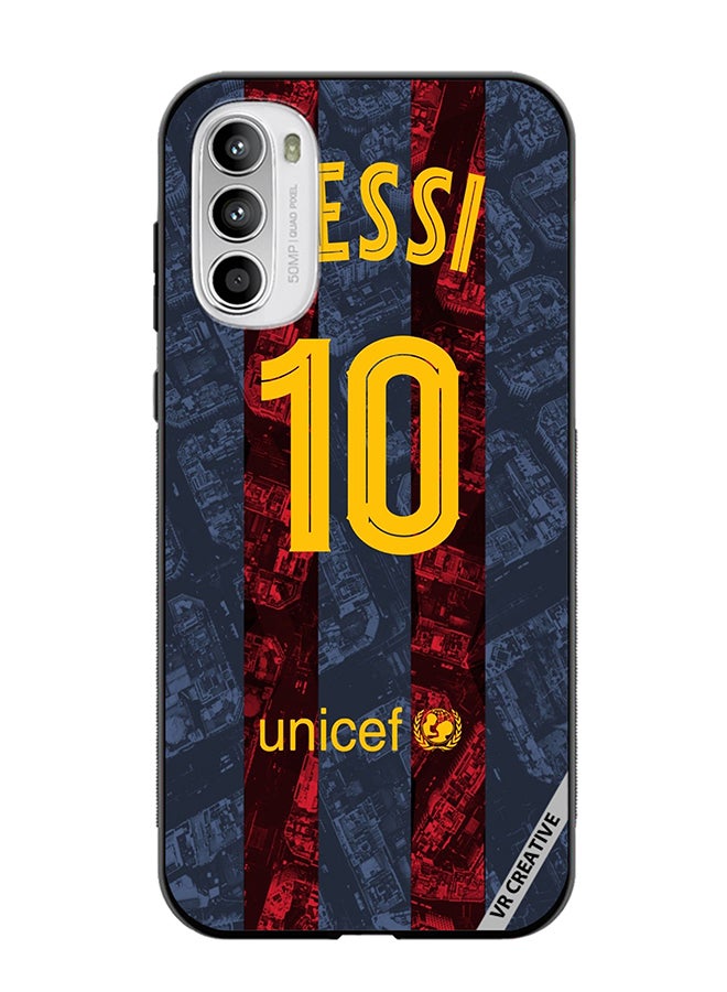 VR CREATIVE Protective Case Cover For Motorola Moto G82 Messi Design Multicolour - Image 1