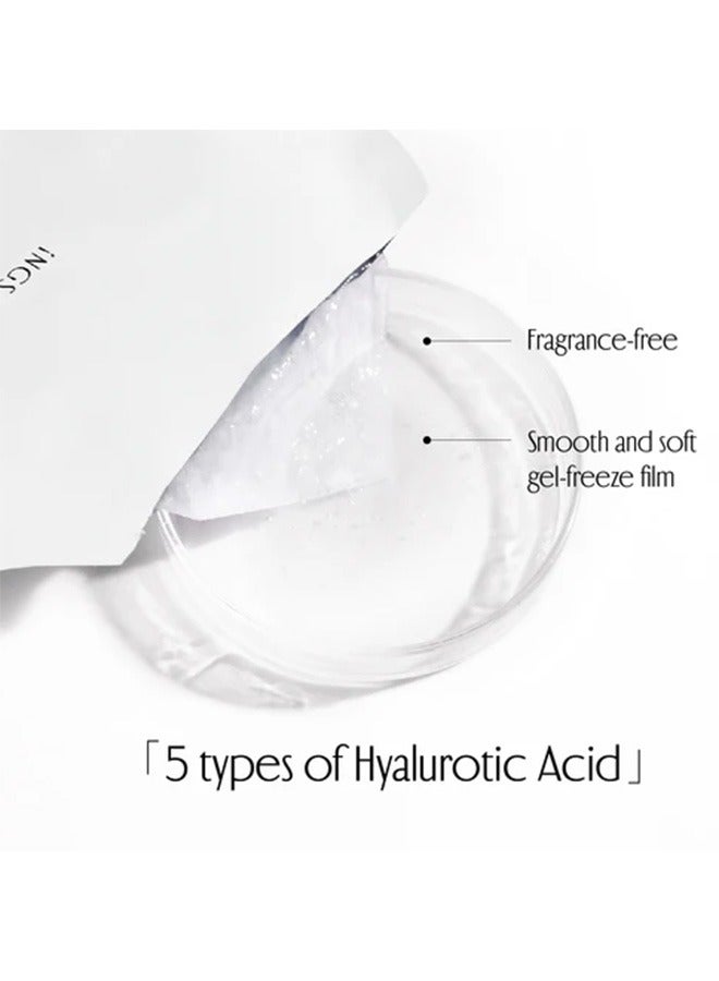 INGS Hydro Boost Intensive Hydrating Sheet Mask – Hyaluronic Acid, Moisture Lock Face Mask, 5 sheets - Image 2