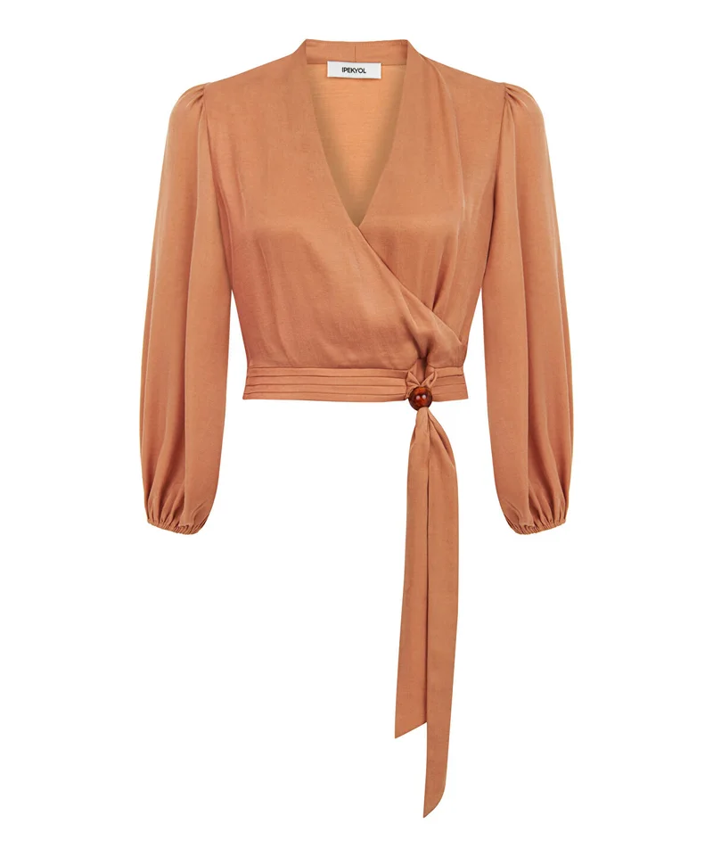 ابيكول Draped Blouse