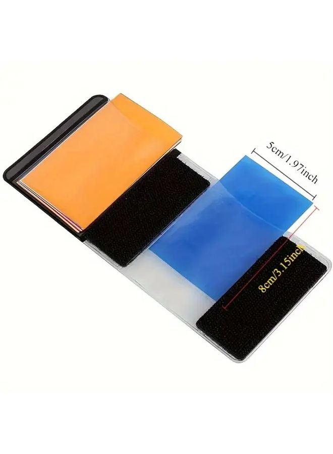 12 قطعة من جيلاتين الألوان الستروبست - مرشحات إضاءة نابضة بالحياة للاستخدام مع صناديق الإضاءة الناعمة القابلة للطي في التصوير الفوتوغرافي - Image 3