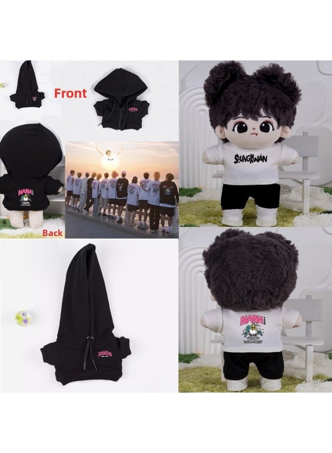 10/20cm Doll Husband Shengkuan Cui Shengzhe Xu Minghao With Cotton Doll T-shirt Hooded Sweater-Specifications:15cm-Color:Li Can Same Style T-shirt - Image 2
