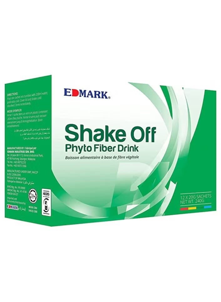 Shake Off أكياس مشروب فيتو فايبر خالية من السكر 12 حبة - Image 1
