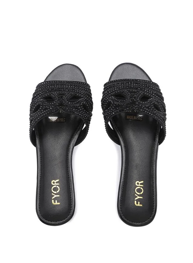 FYOR  Stylish Midnight Infinity-Loop Slide MY 414 for Women | Best Price UAE