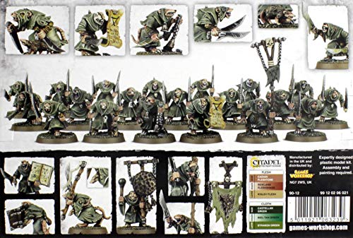 Games Workshop Warhammer 40K Age of Sigmar Skaven Pestilens Plague Monks - Image 3