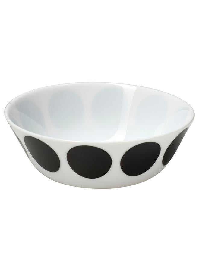 erorex Bowl, White Black/Dot Pattern, 15 Cm - Image 1